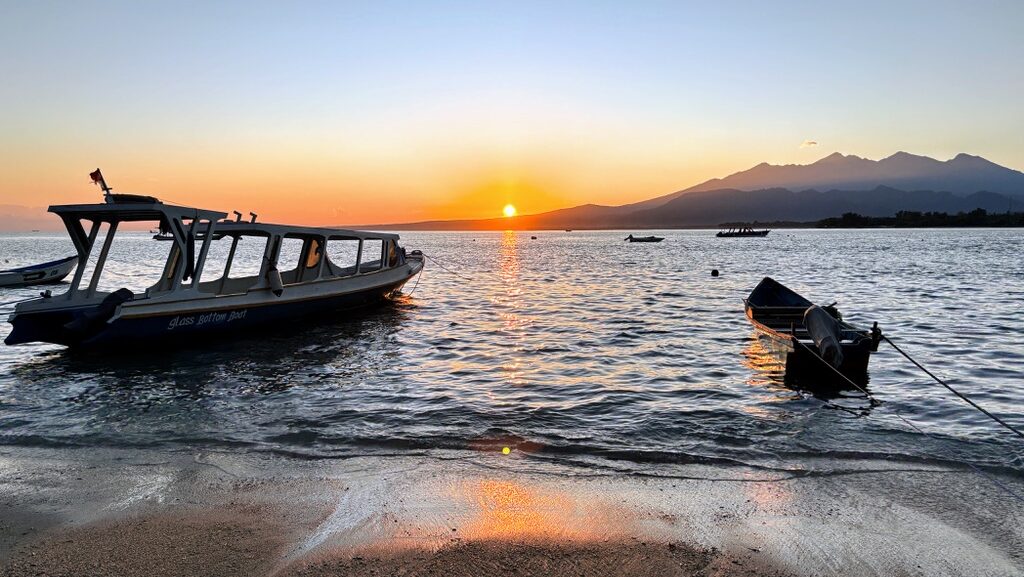 sunrise at Gili Air