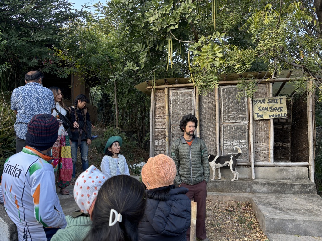 at Swaraj University スワラジ大学にて